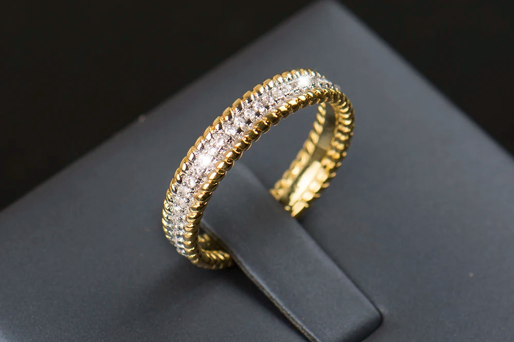 Zircon Gold Ring