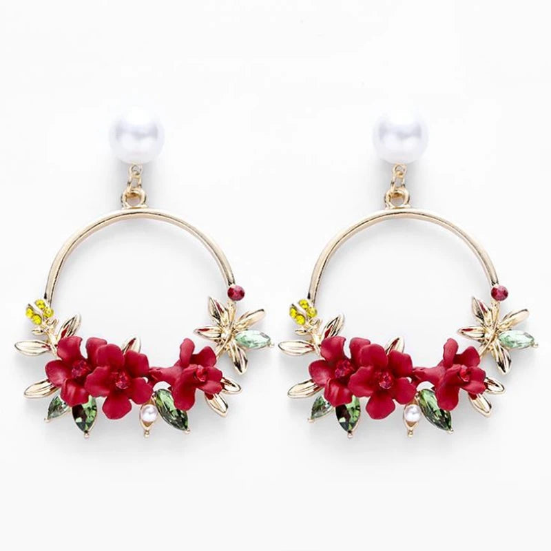 Cherry Blossom Earrings (4 colors)