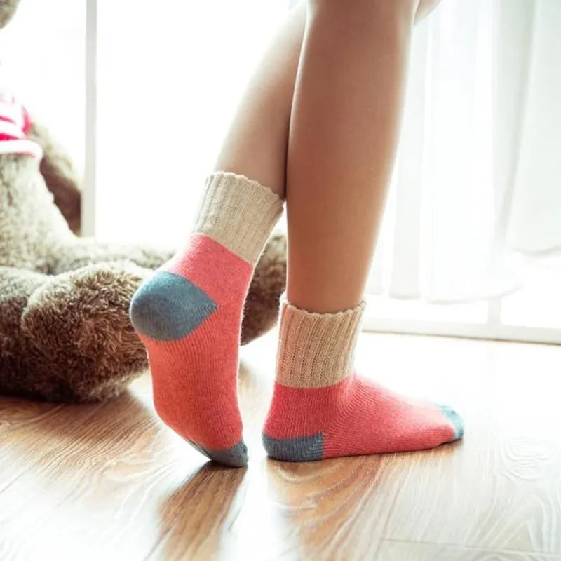 Retro Patchwork Socks (5 colors)