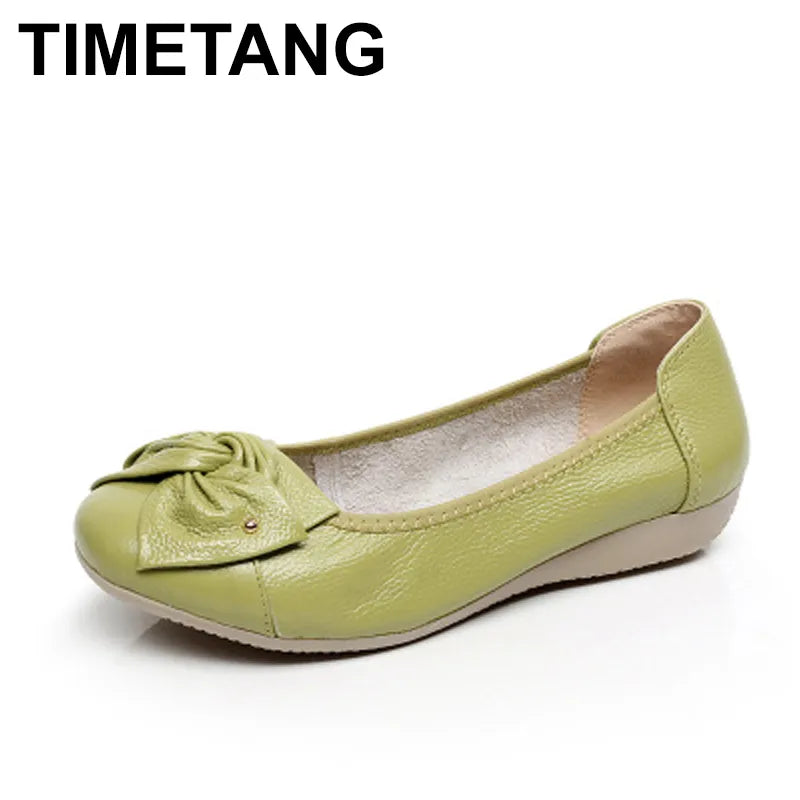 Leather Flat Shoes (8 colors)