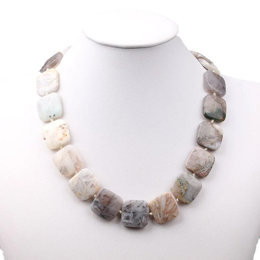 Natural Stone Necklaces (4 styles)