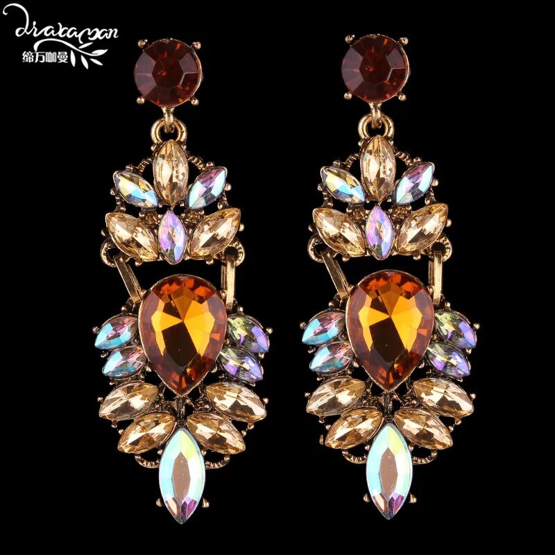 Statement Crystal Earrings (54 styles)