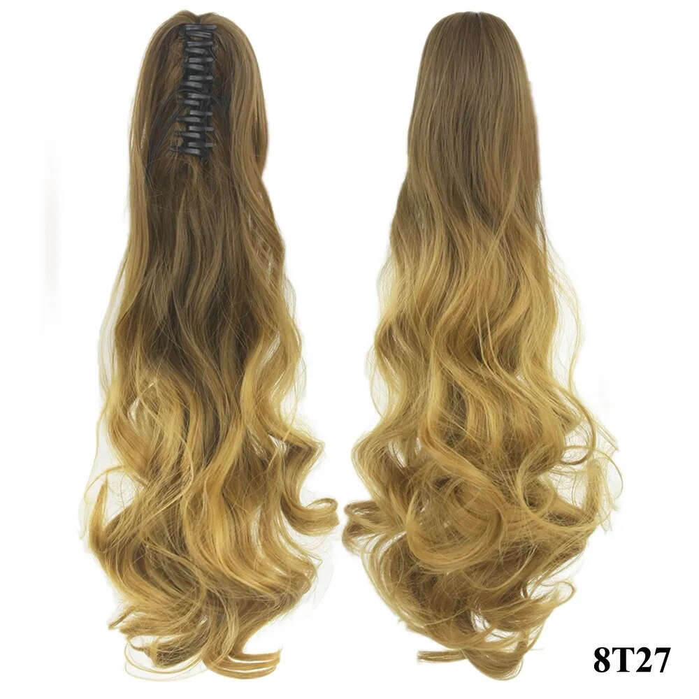 24 Inches Clip in Ponytail (30 colors)