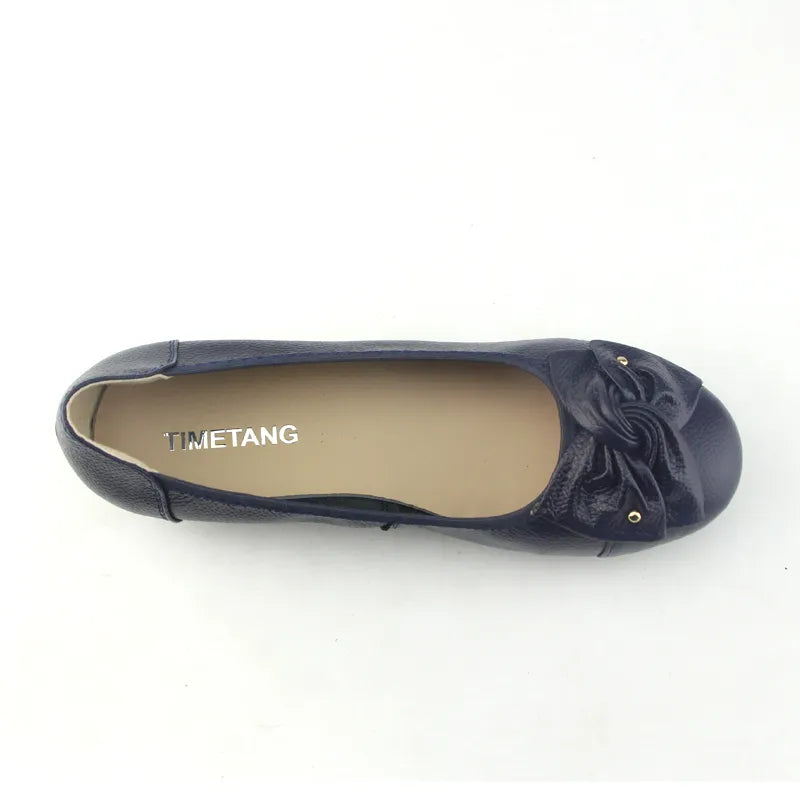 Leather Flat Shoes (8 colors)