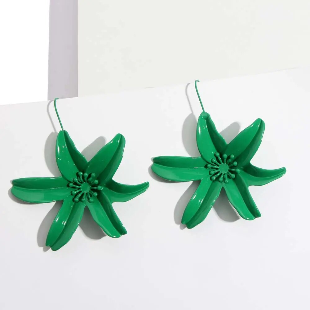 Green Statement Earrings (28 styles)