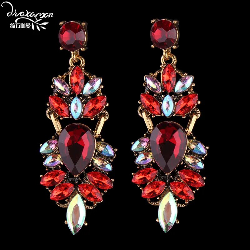 Statement Crystal Earrings (54 styles)