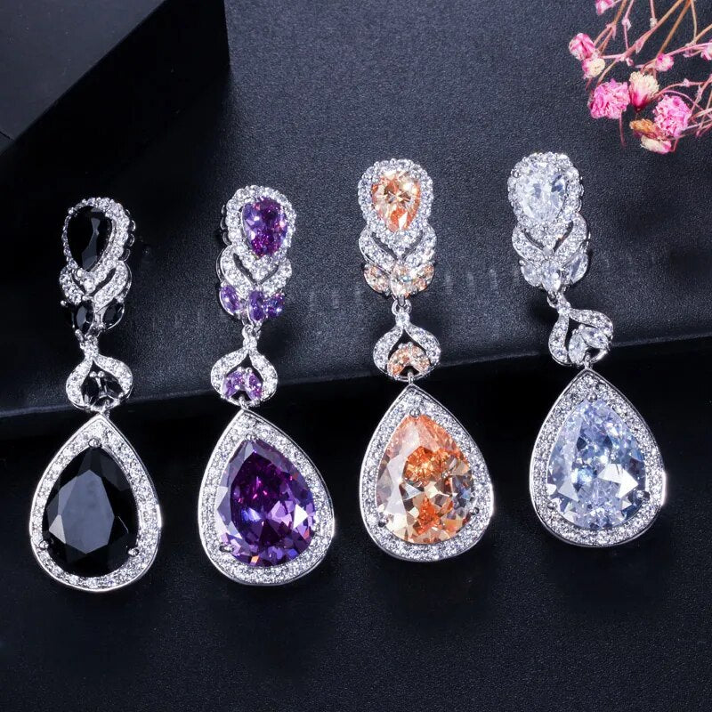 Crystal Earrings (5 colors)