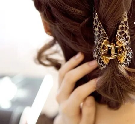 Leopard Hair Clips (10 options)