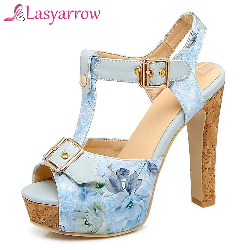 Pretty Floral High Heels (3 colors)