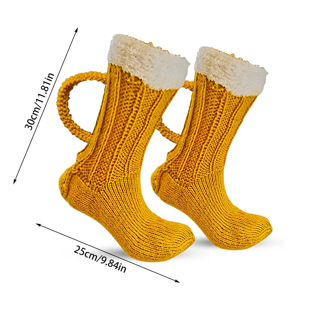 Funny Beer Mug Socks (2 colors)