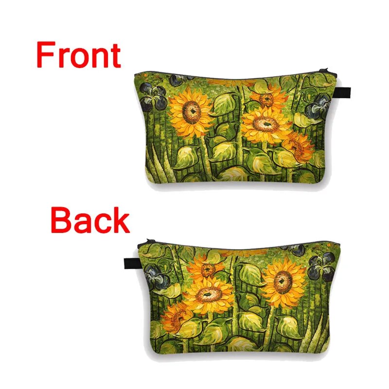 Sunflower Cosmetic Bag (21 designs)