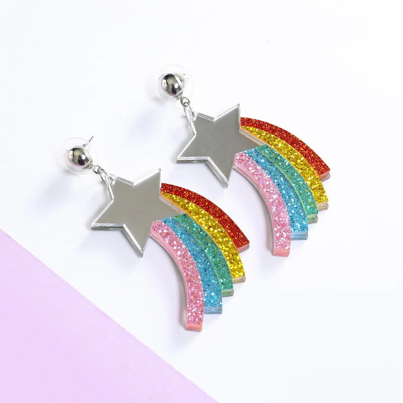 Colorful Rainbow Earrings