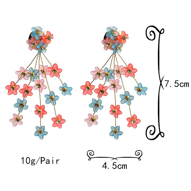 Raining Flowers Earrings (2 colors)