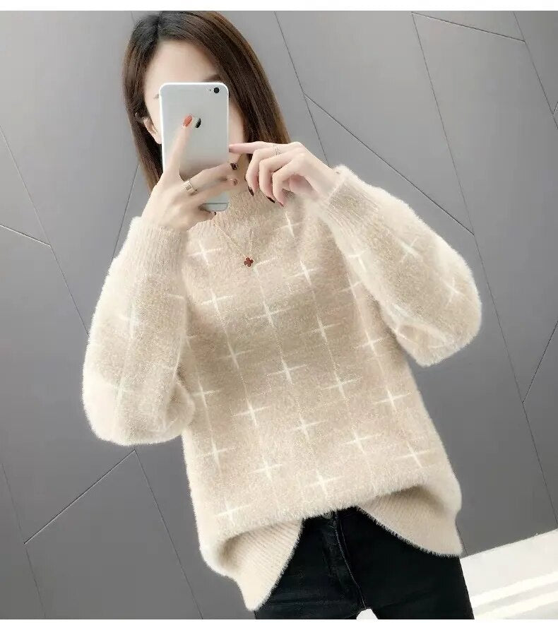 Glitter Pattern Sweater (3 colors)