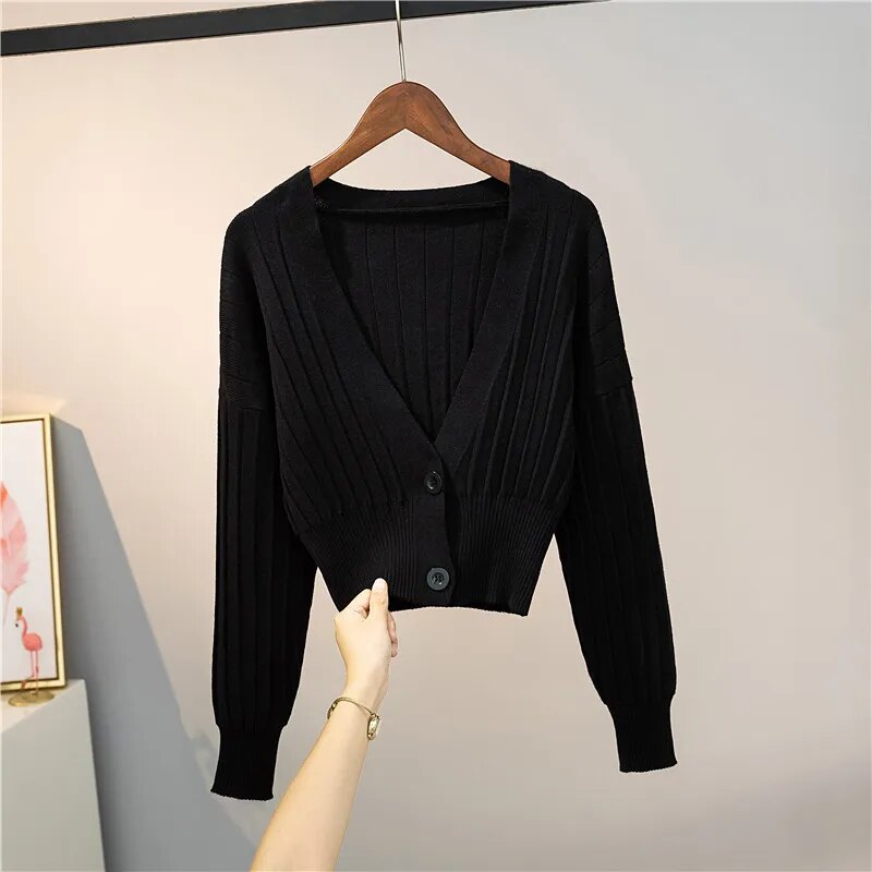 Knit Cardigan Top (11 colors)