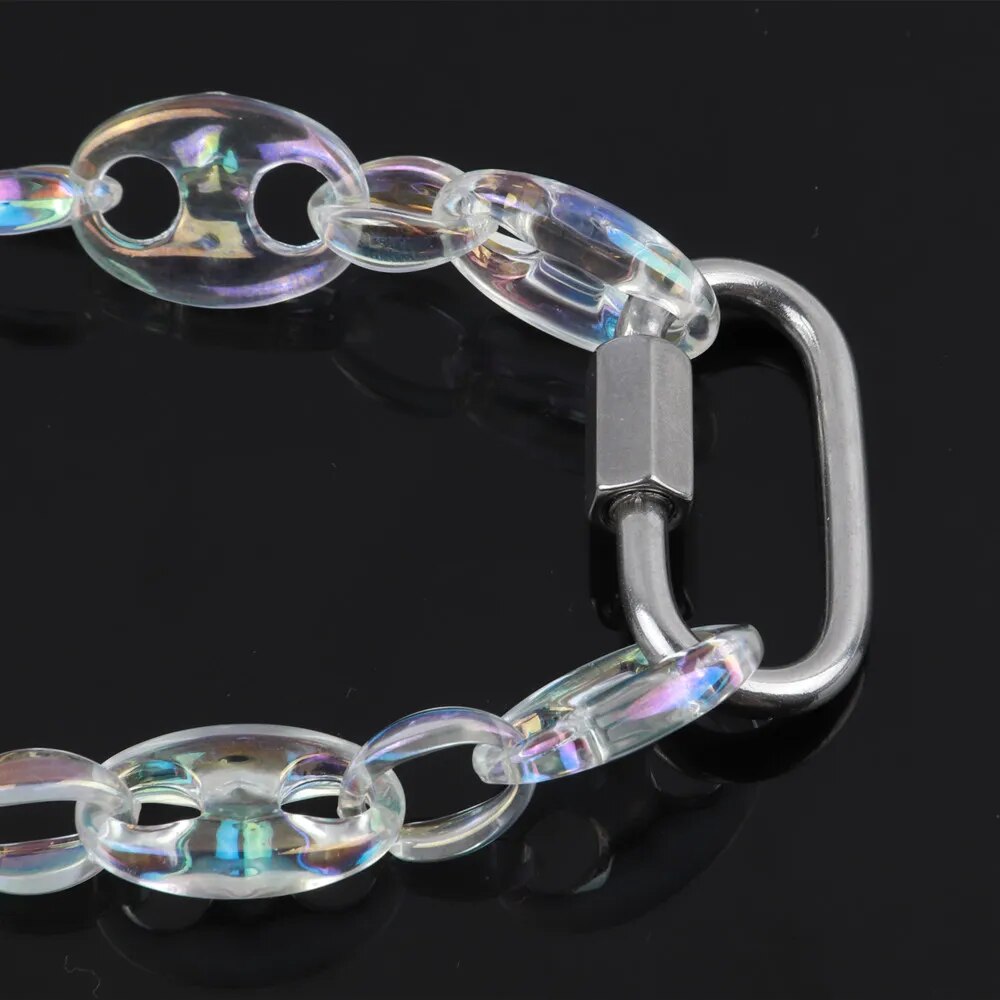 Chain Necklace (Clear/Holo)