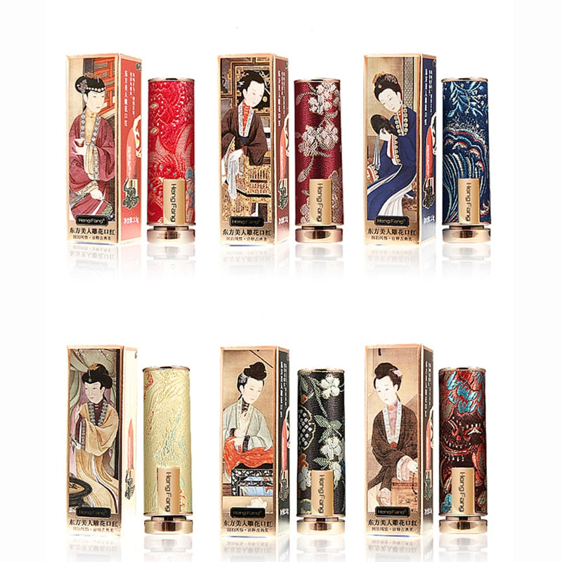 CLEARANCE! Oriental Carved Velvet Lipstick (6 colors)