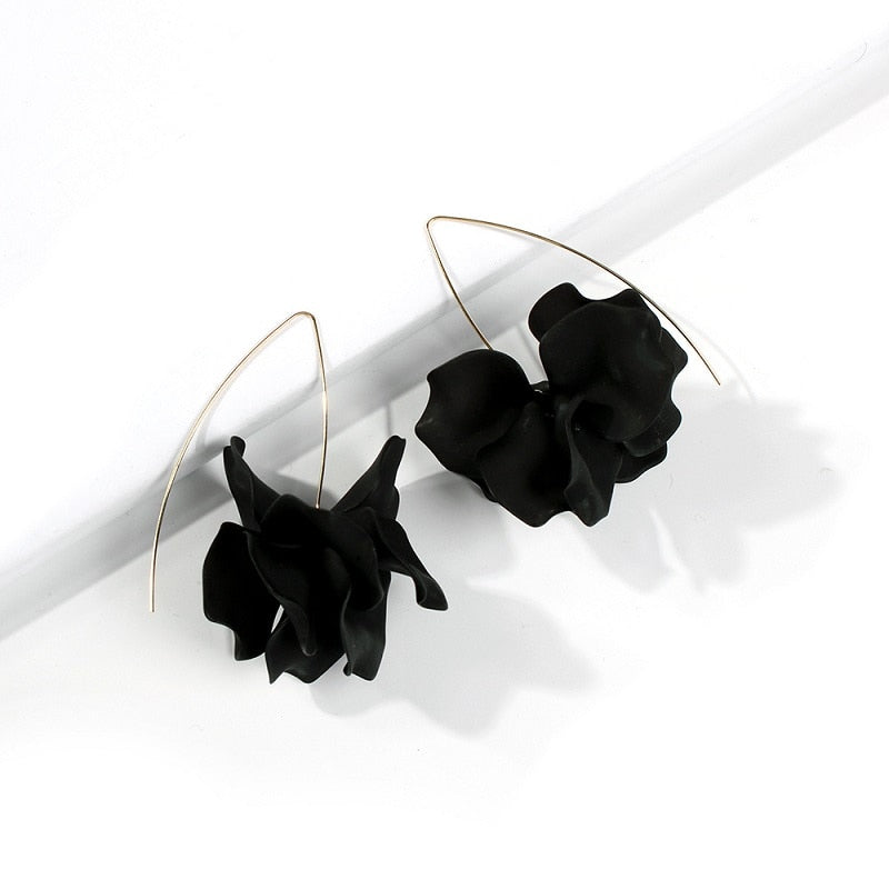 Resin Flower Drop Earrings (34 styles)