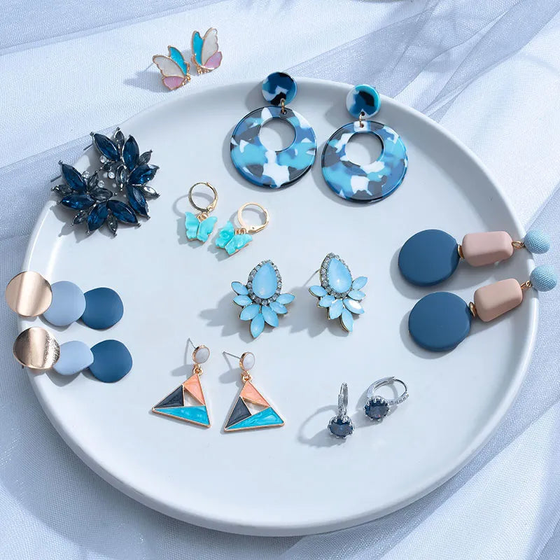 Blue Earrings (6 styles)