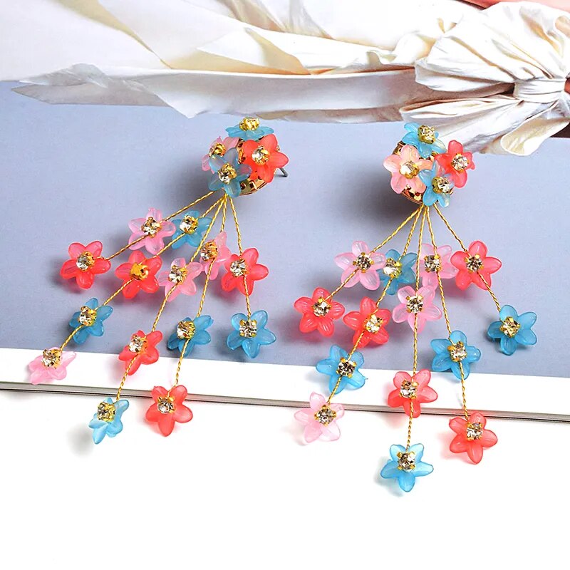 Raining Flowers Earrings (2 colors)