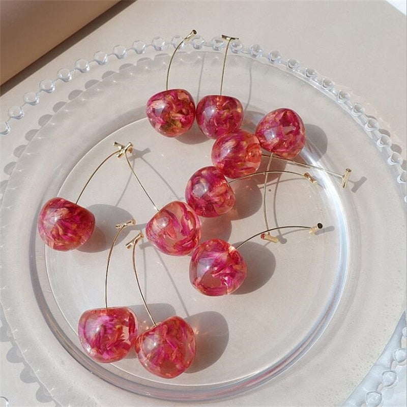 Cute Cherry Earrings (4 options)