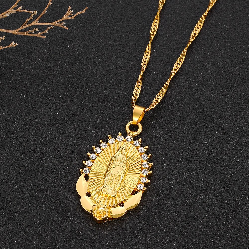 Virgin Mary Necklace