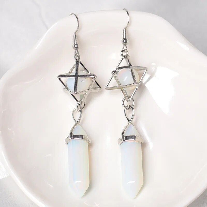 Natural Crystal Earrings (11 options)