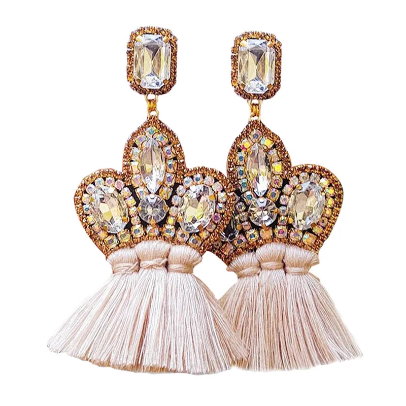 Tassel Crystal Drop Earrings (56 styles)