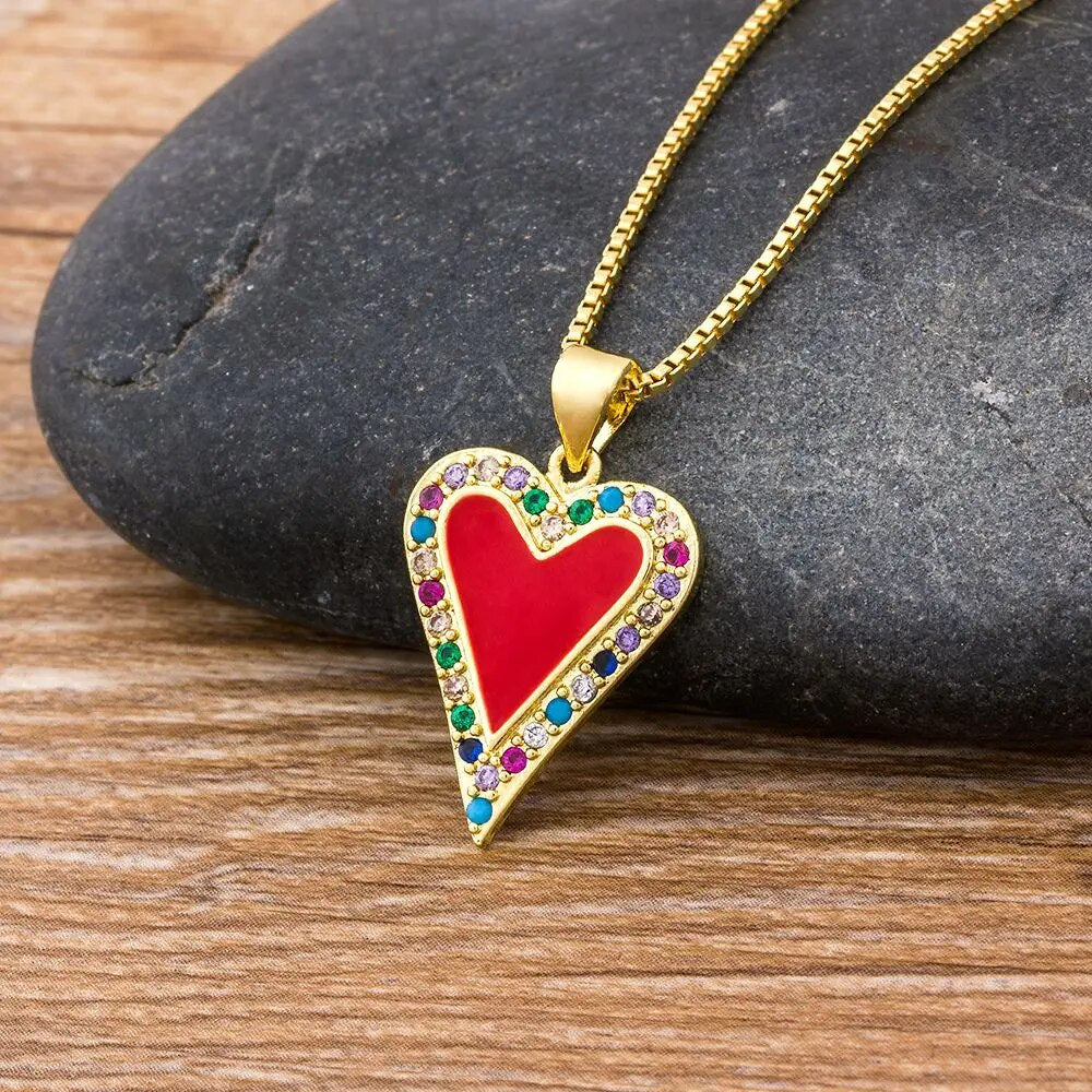 Heart Necklaces (3 colors)