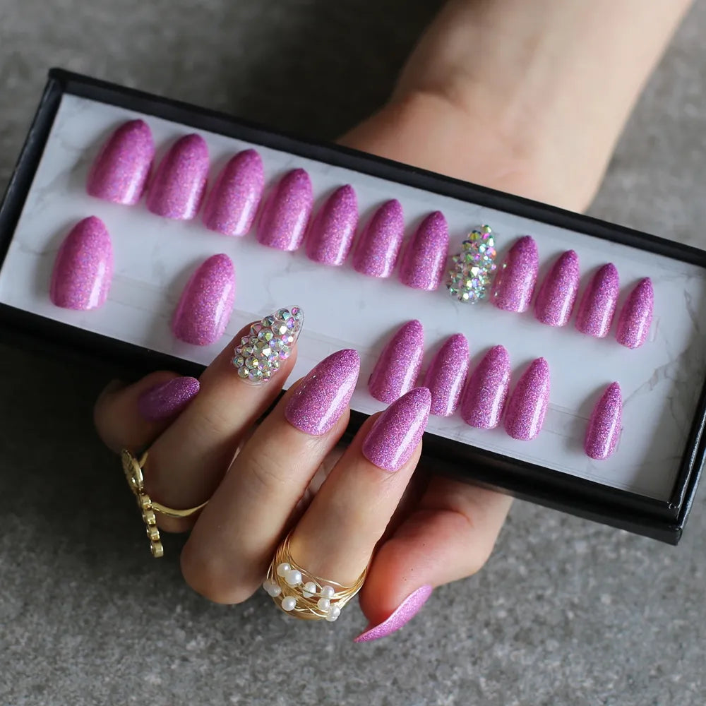 24 pcs LUXURY Press on Nails (12 colors)