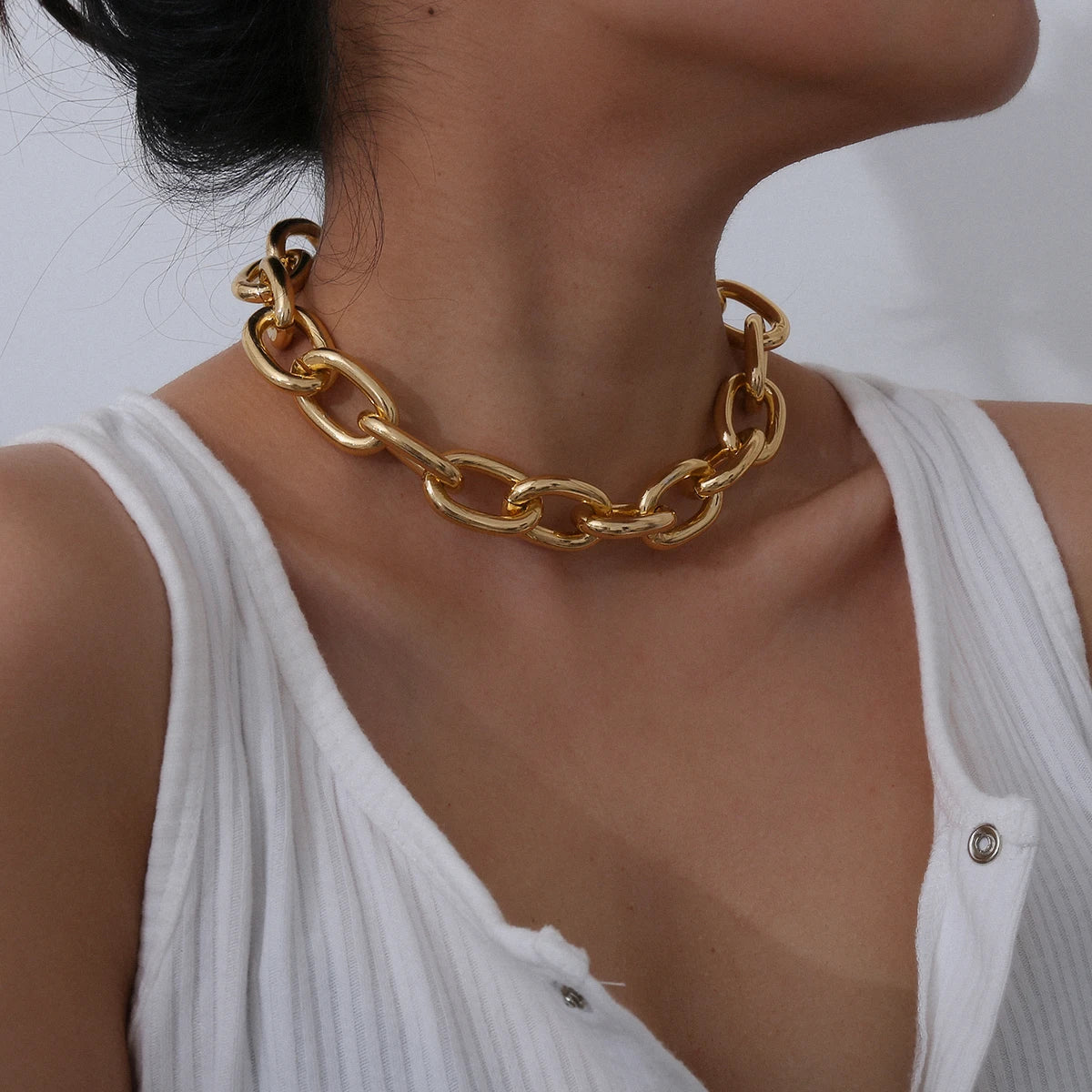 Miami Cuban Chain Choker Necklaces