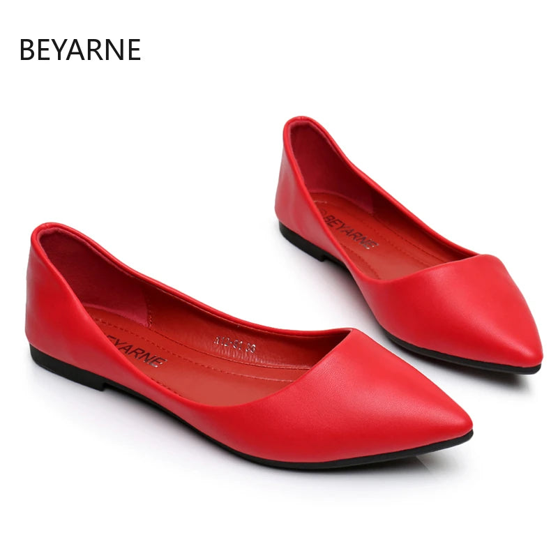 Pointed Flat Shoes (13 colors)