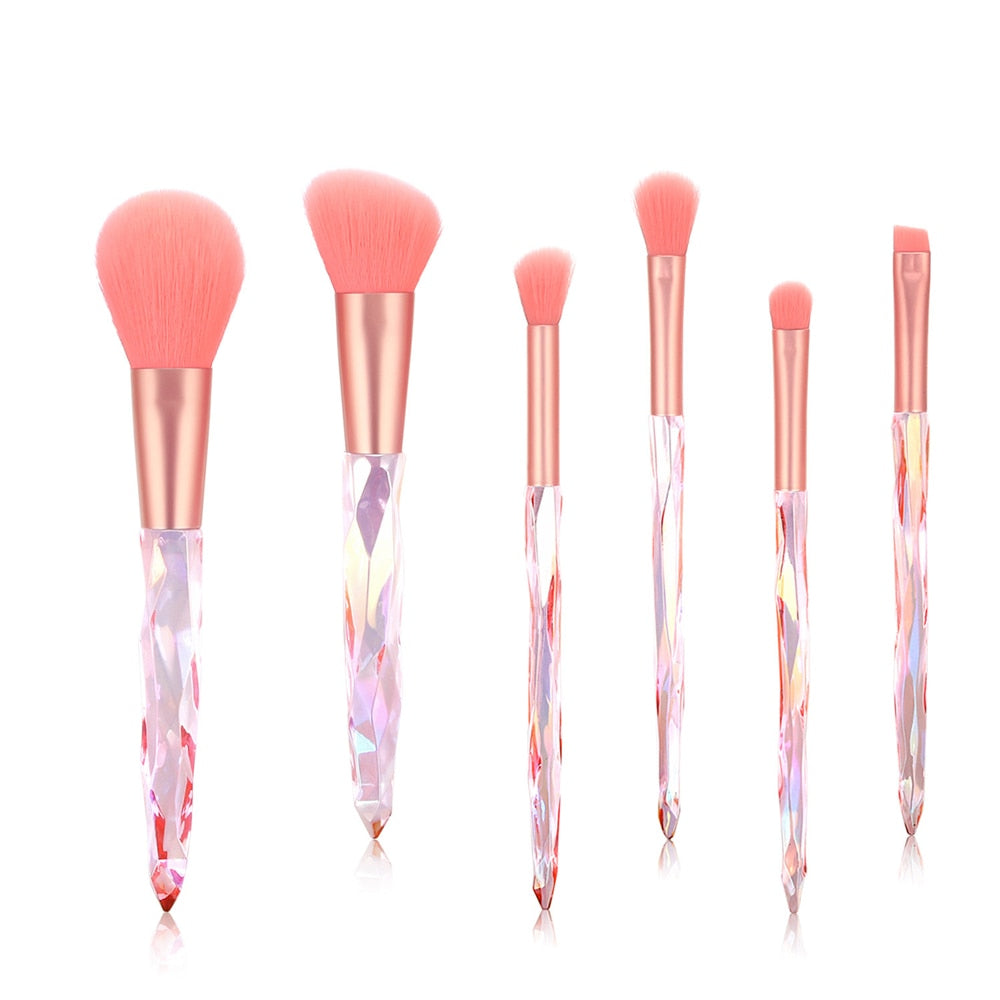 Crystal Makeup Brushes Set (2/2) (4 colors)