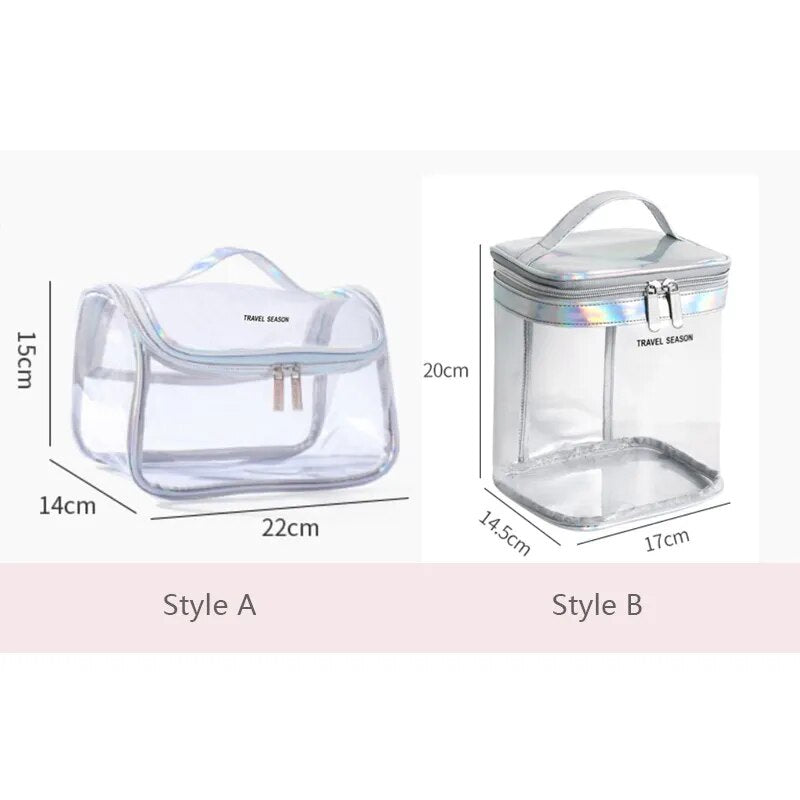 Transparent Cosmetic Bags (7 options)