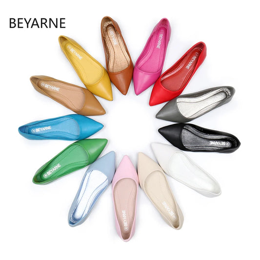 Pointed Flat Shoes (13 colors)