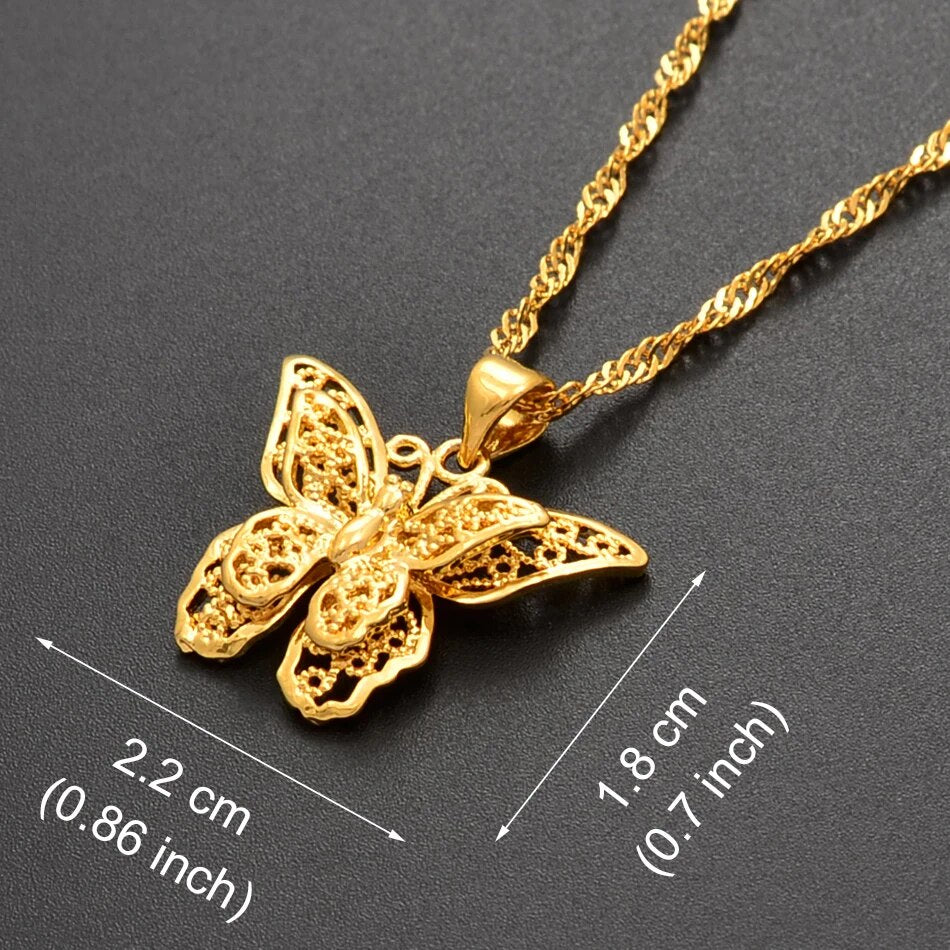 Butterfly Necklaces (Silver/Gold)