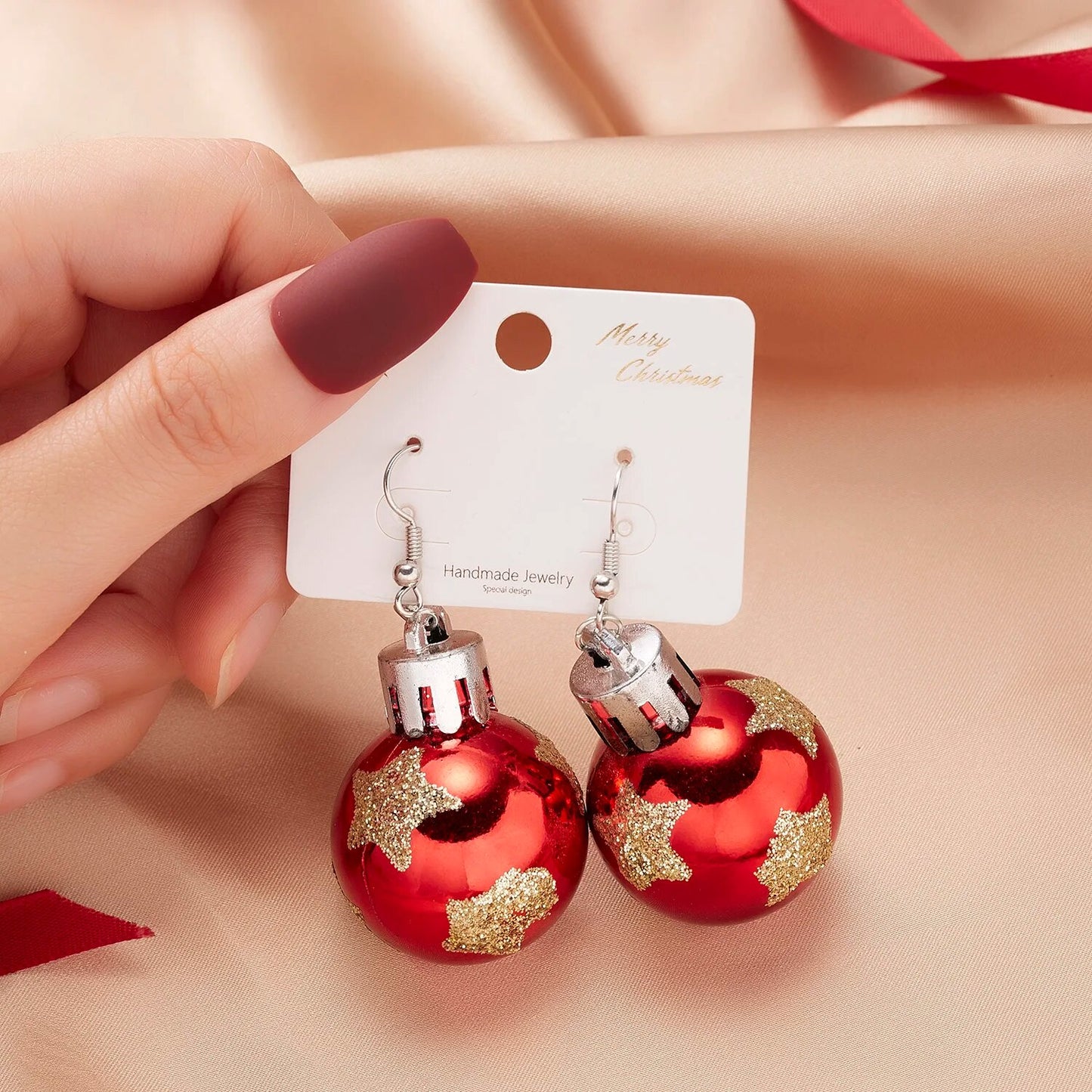 Christmas Ornament Earrings (6 styles)