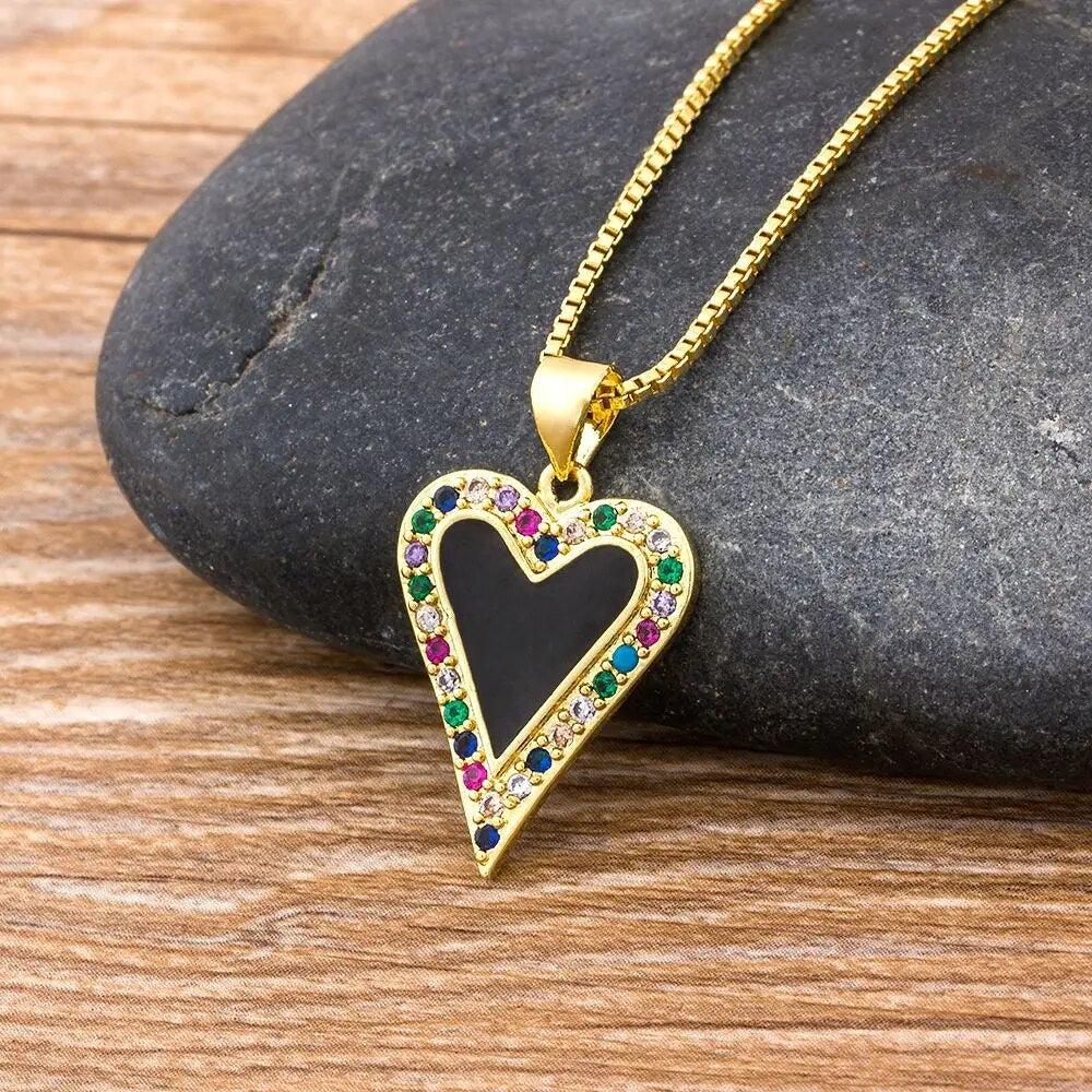 Heart Necklaces (3 colors)