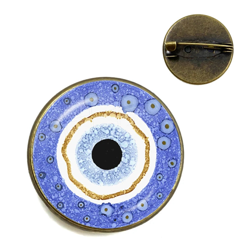 Evil Eye Brooch