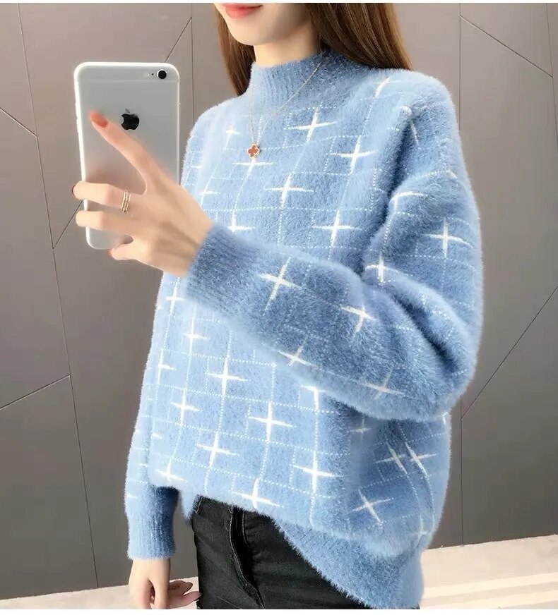 Glitter Pattern Sweater (3 colors)