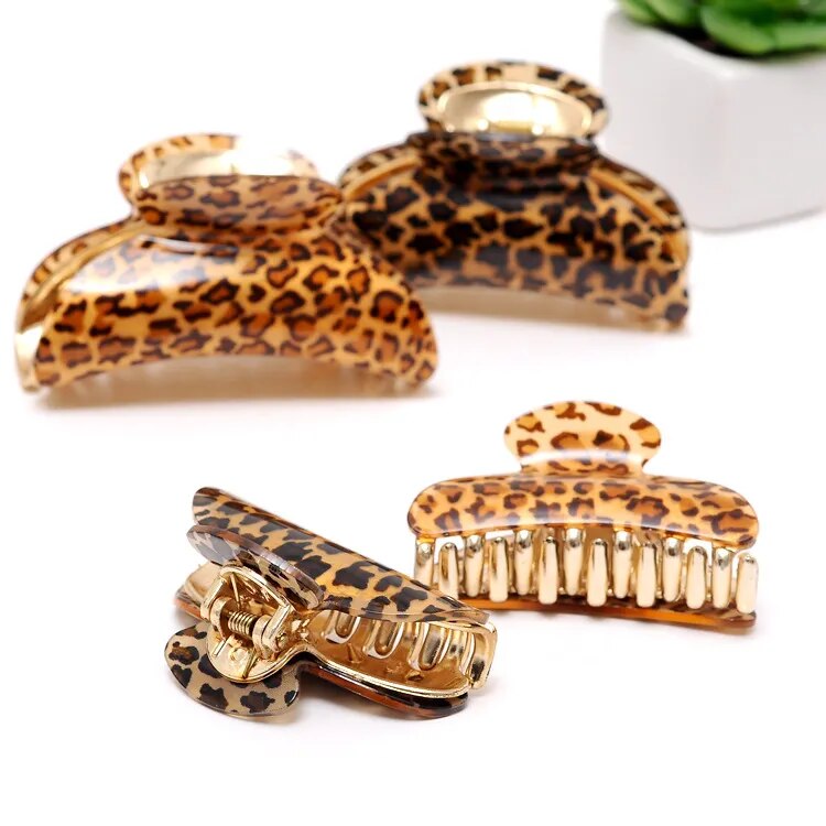 Leopard Hair Clips (10 options)