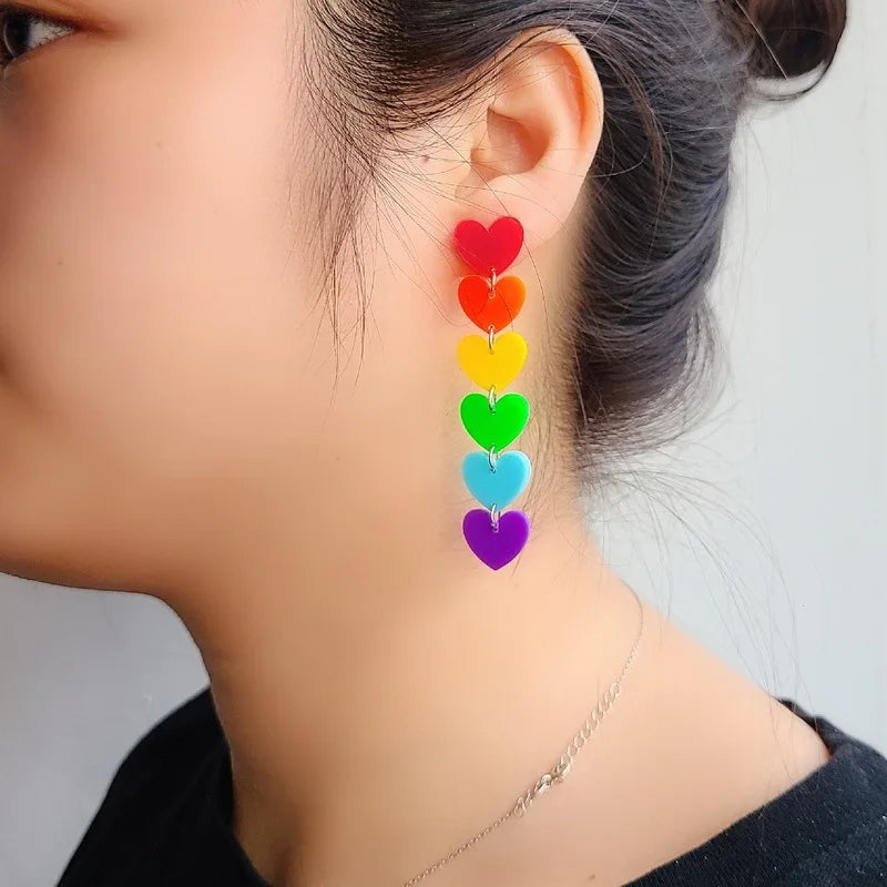 Colorful Rainbow Earrings