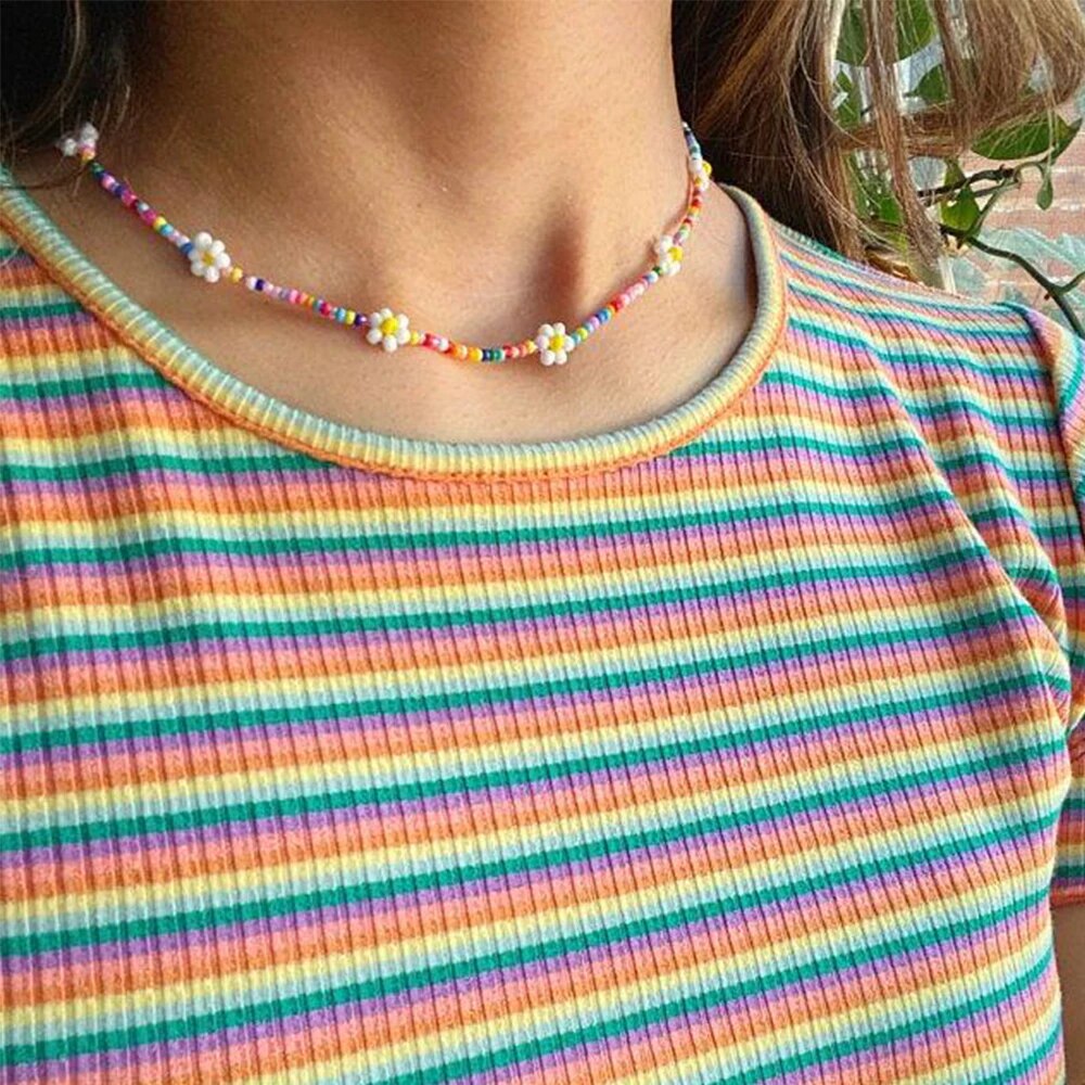 Colorful Beaded Necklaces (16 styles)