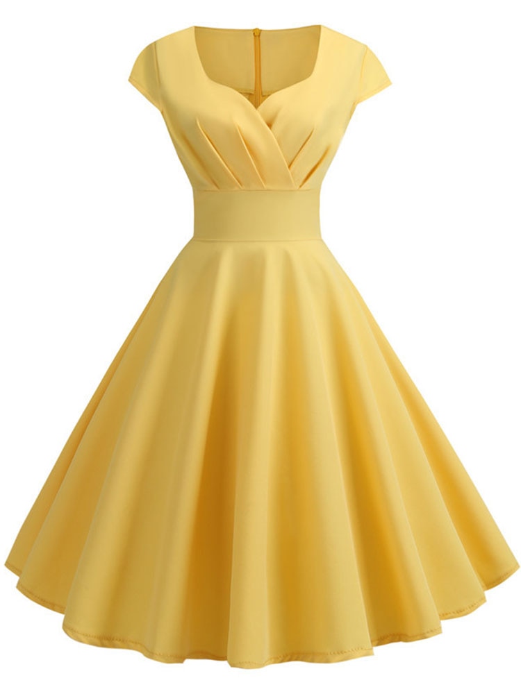 Vintage inspired Retro Dress (6 colors)