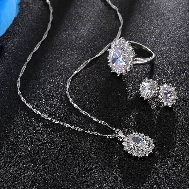 Crystal Jewelry Sets (6 colors)