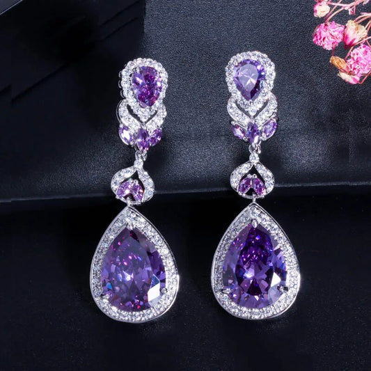 Crystal Earrings (5 colors)