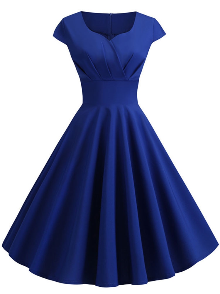 Vintage inspired Retro Dress (6 colors)