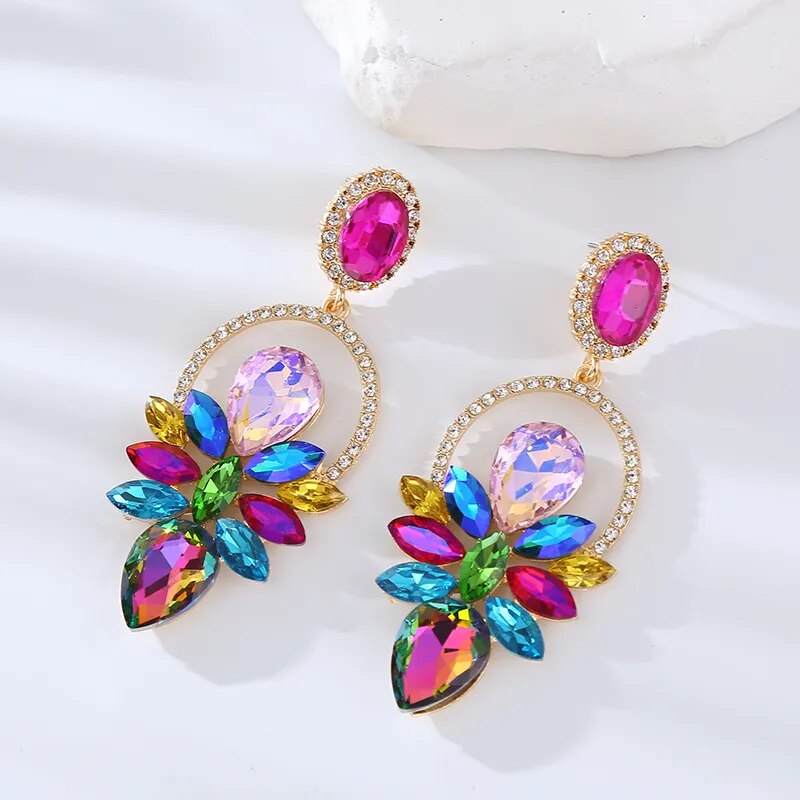 LUXURY Crystal Earrings (4 colors)