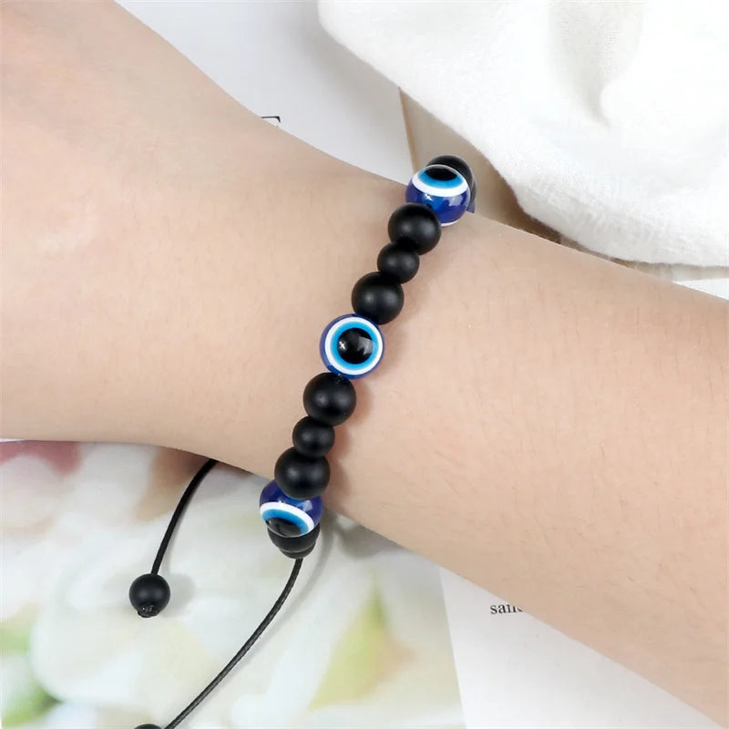 Evil Eye Natural Stone Bracelets