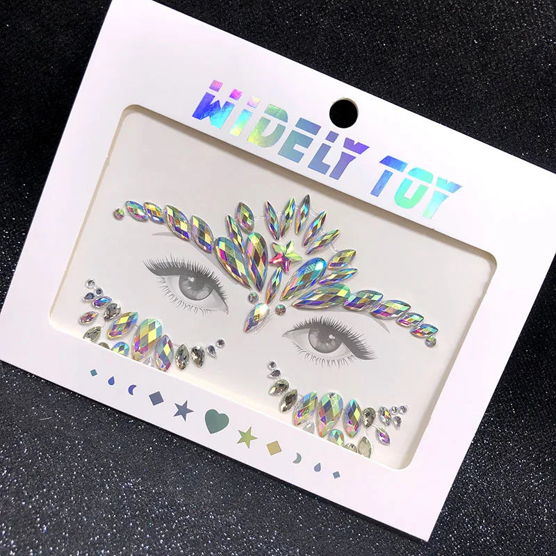 Adhesive Makeup Gemstone Stickers (20 options)